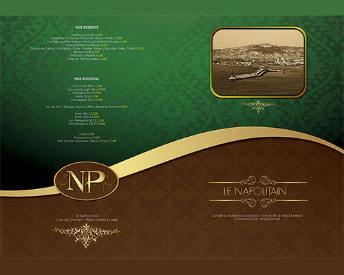 menu napolitain